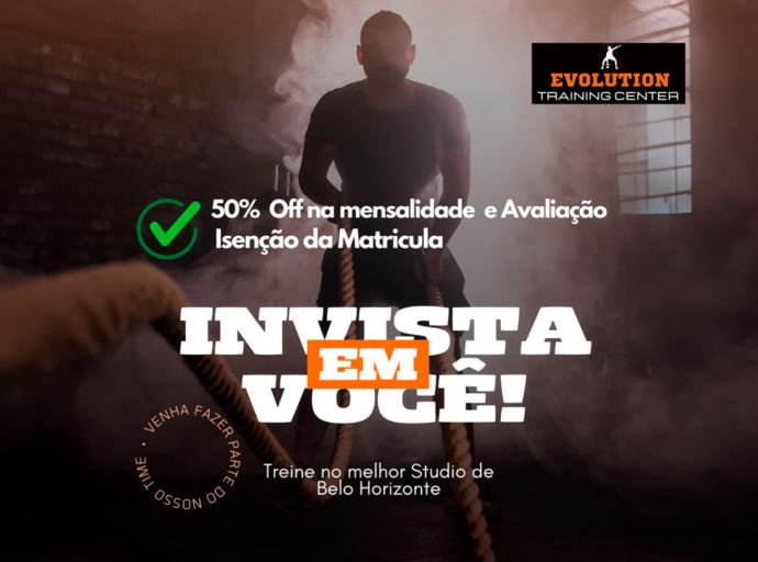 Associado Aspra tem 50% de desconto para treinar no Studio Evolution Training Center, em BH