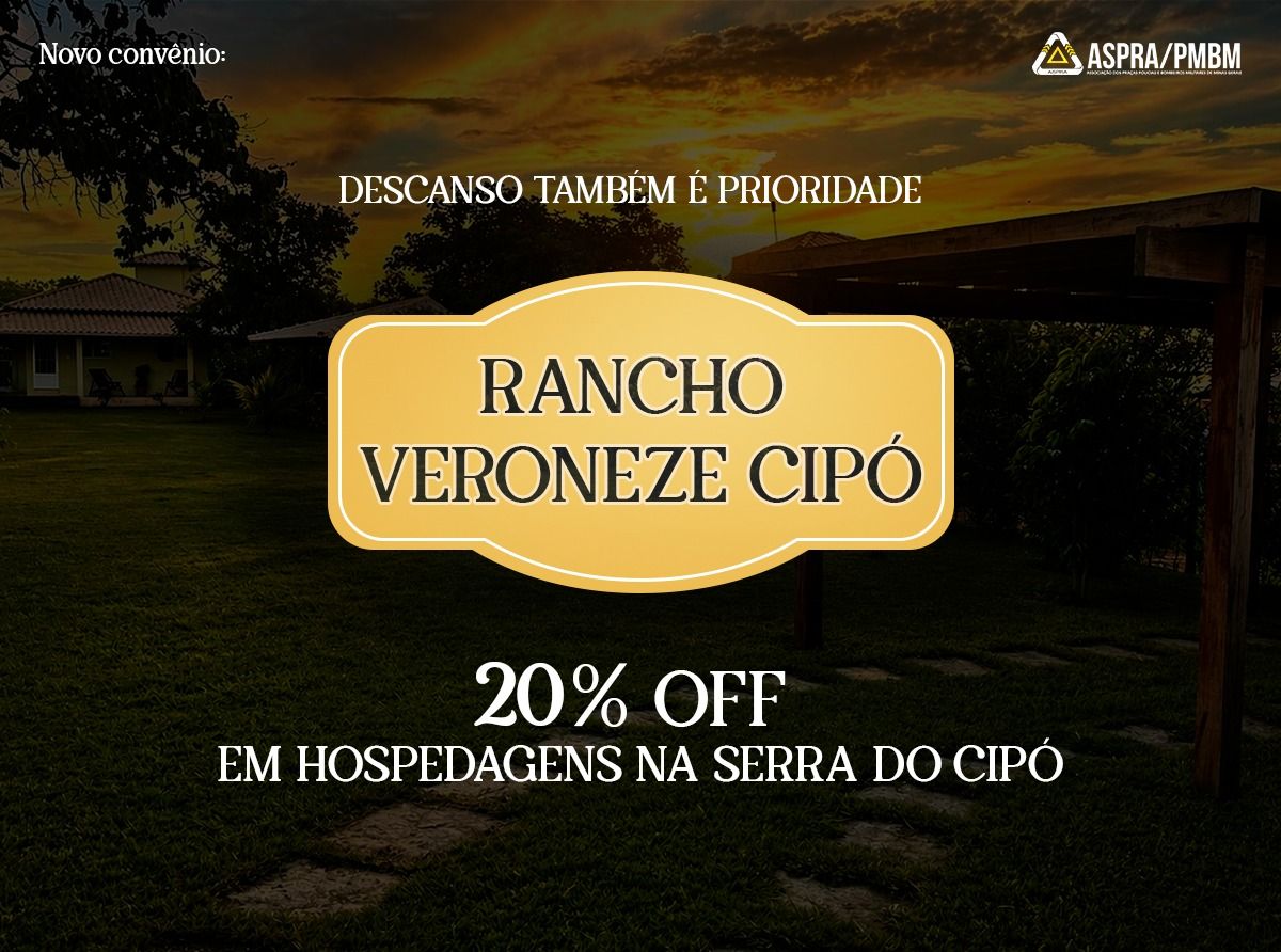 Sócios ASPRA têm 20% de desconto em hospedagem na Serra do Cipó